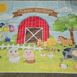 Farmhouse Birthday Banner 