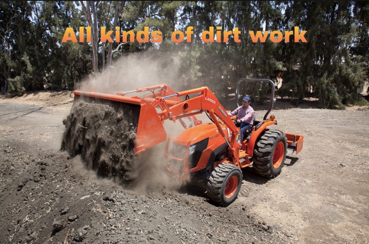 Tractor Skid Steer Dump Trailer