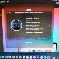 MacBook Pro Core i7 Laptop. MacOS Catalina 10.15, Microsoft Office, Logic Pro 