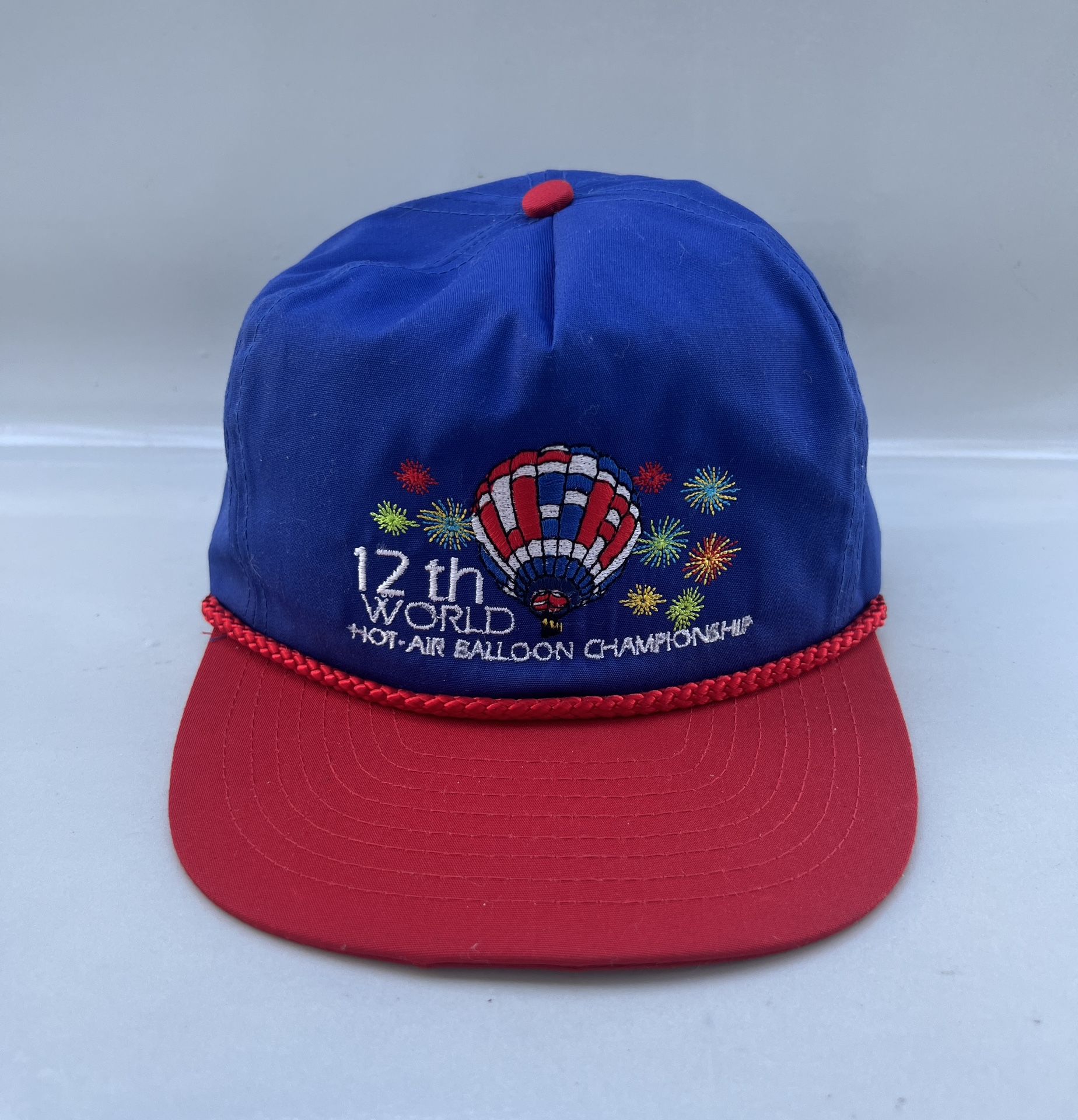 Winner 12th World Hot Air Balloon Championship Hat Cap SnapBack USA Battle Creek