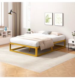 Gold bed frame