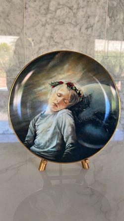 Decorative Collector Plate with Child Portrait