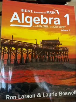 Algebra 1 B.E.S.T. Standards Textbook (Florida) – Excellent Condition 📚