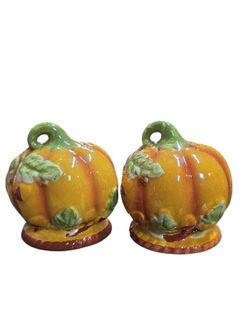 Thanksgiving Pumpkin Salt & Pepper Shakers