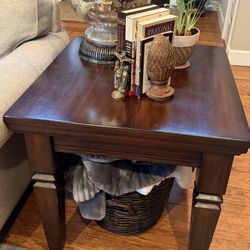 Wood End Table