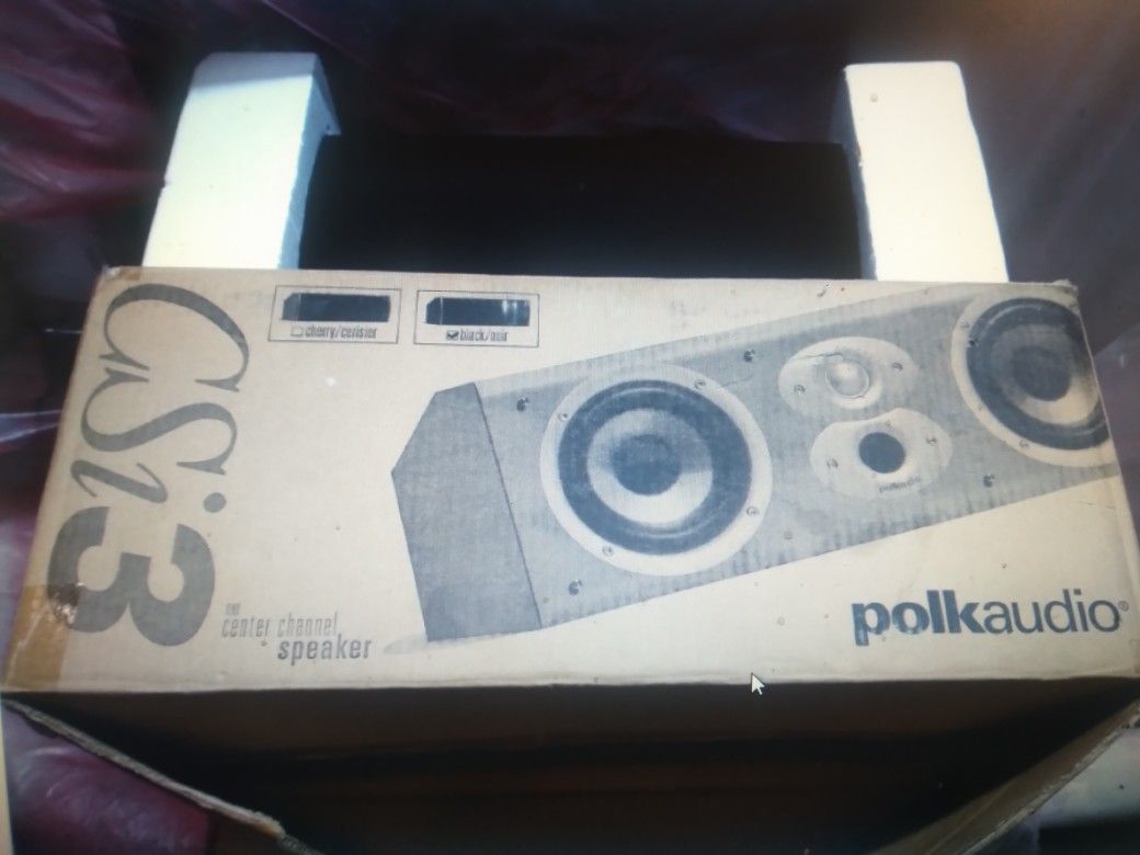 Polk Csi3 Center Channel Speaker Like New