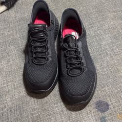 Skechers Men's Tilido SR Comp Toe EH Slip In Memory Foam Work Shoe 200206/BLK