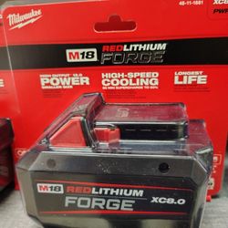 Milwaukee 8.0ah Forge Battery
