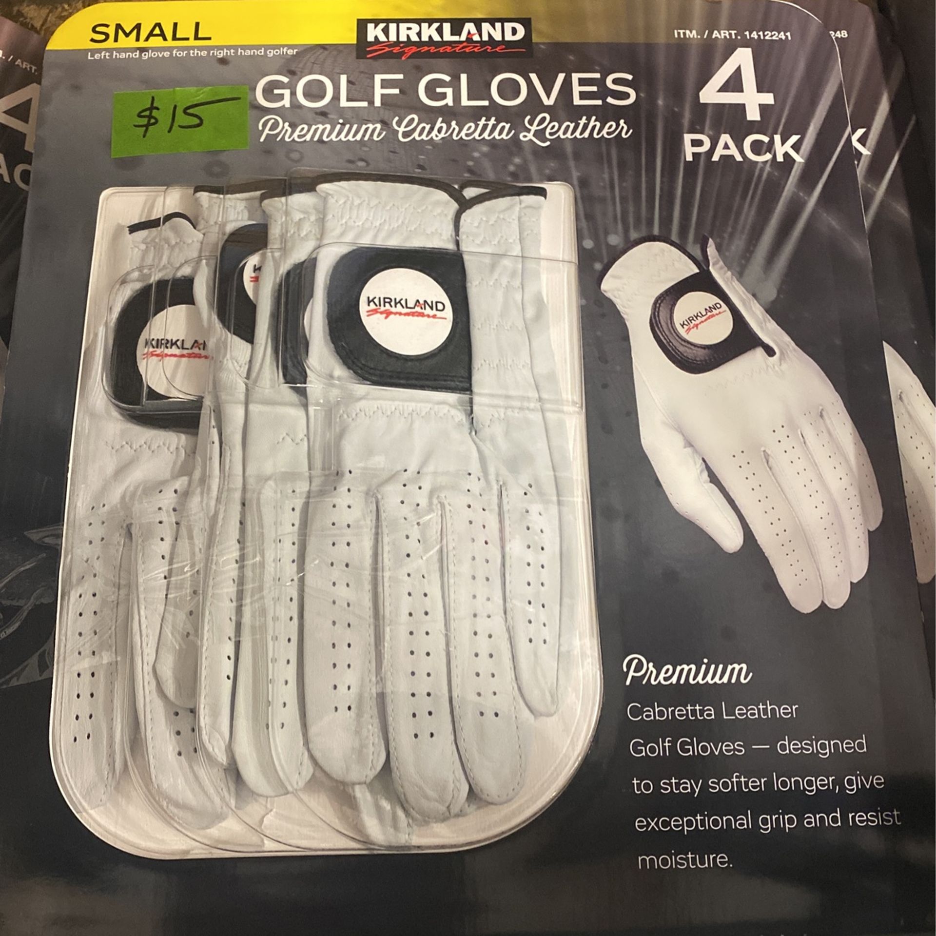 Golf Gloves - 4 Pack (small, Medium And Medium/Large Sizes)