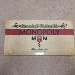 Monopoly White Box Set by Parker Brothers INC 1946, 2-8 players of ages 8-adult

