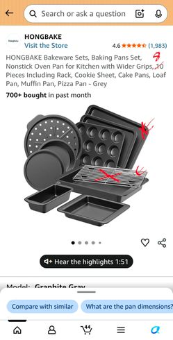 8pcs Bakeware set