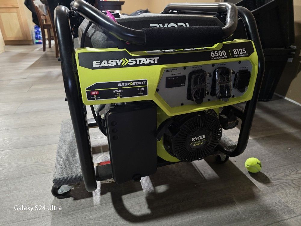 6,500-Watt Gasoline Powered Portable Generator with CO Shutdown Sensor