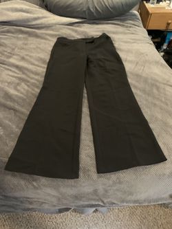 Black Flared Dress Pants And Dress
