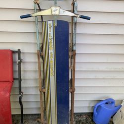 1972 Vintage Garton Silver Streak Sled