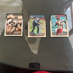 3 Card Lot “Jayden Daniel’s RC• Michael Irvin • Freddie Freeman - Chrome Lot