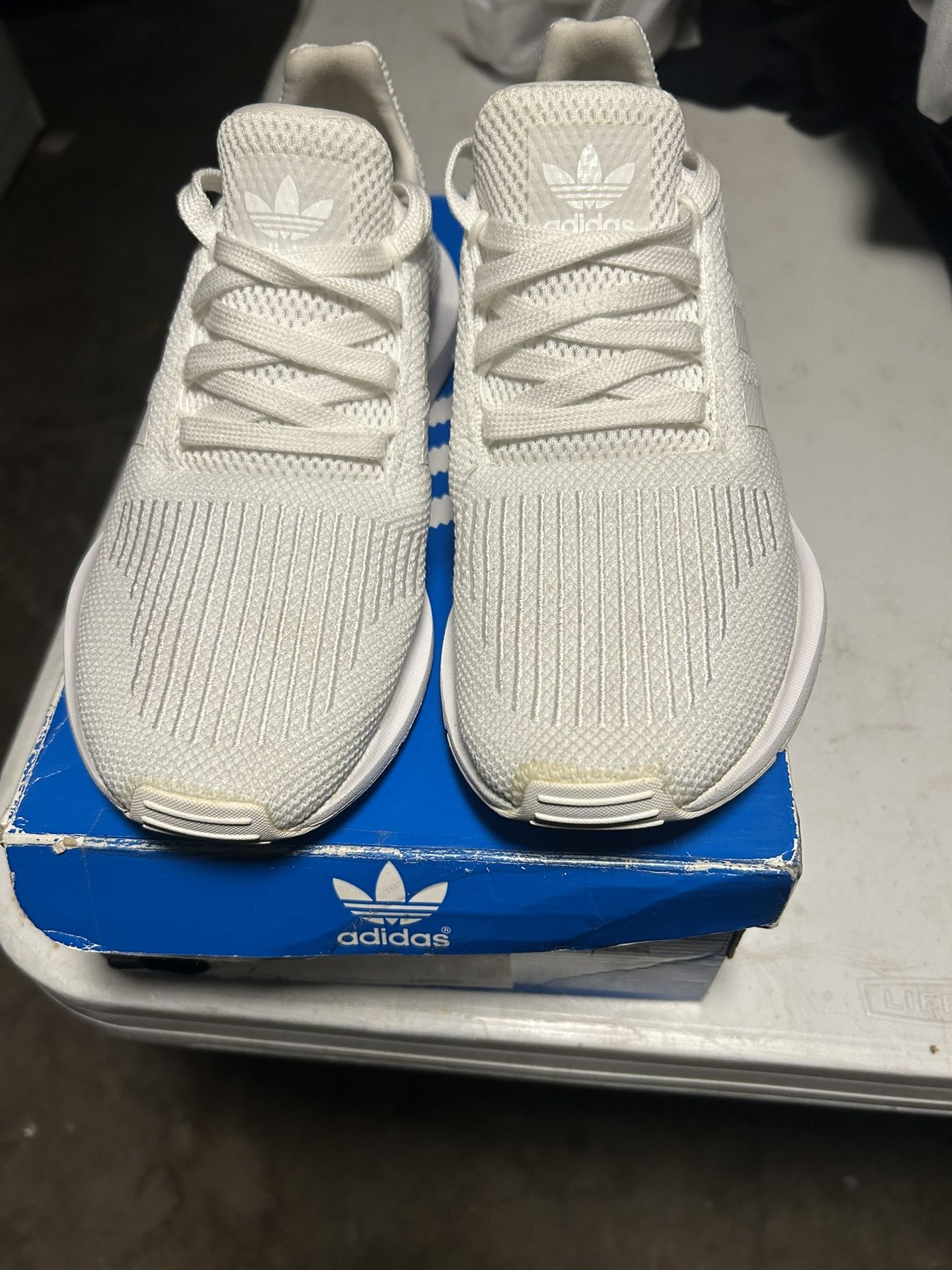 Adidas Swift Run White Running Shoes