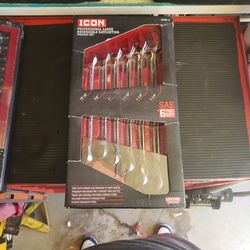Icon wrench set reversible ratcheting  6 Piece Set