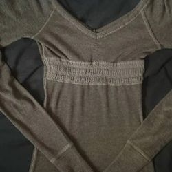 Braunes Vintage-Oberteil von Abercrombie & Fitch