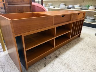 VINTAGE DANISH DENMARK MODERN MID CENTURY RECORD CABINET HOLDER CASE EXTENDING TEAK