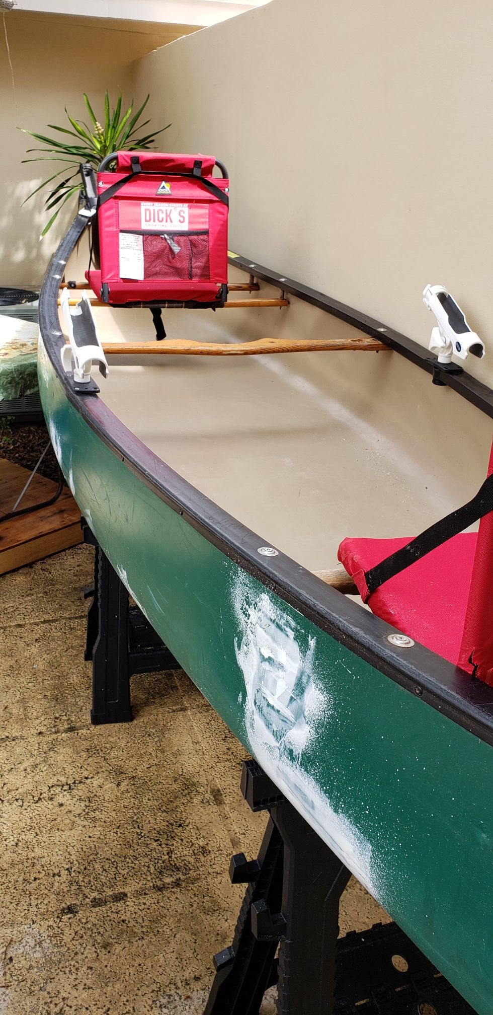 Old town canoe trolling motor battery