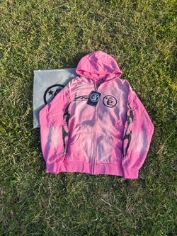 pink hellstar hoodie