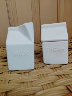 New Ceramic Mike & Sugar Set
