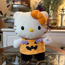 Sanrio Hello Kitty Halloween Pumpkin Plush Dancing
