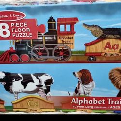 Melissa & Doug alphabet train puzzle