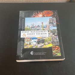 Event management and event tourism