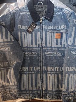 HUF x J Dilla Denim Zip Jacket