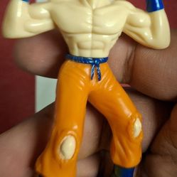 Vintage Irwin Dragon Ball Z action figure 2002 Burger King Goku Dbz Super Saiyan Anime