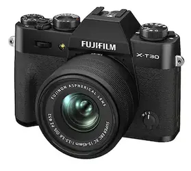 Fujifilm - X-T30 II Mirrorless Camera with XC 15-45mm Lens Kit - Black
