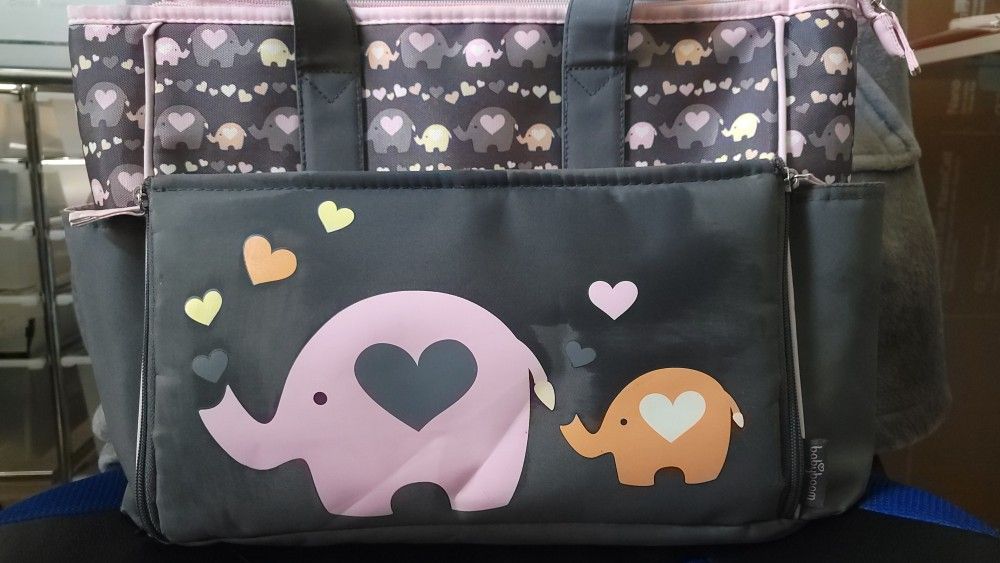 Pink Diaper Bag