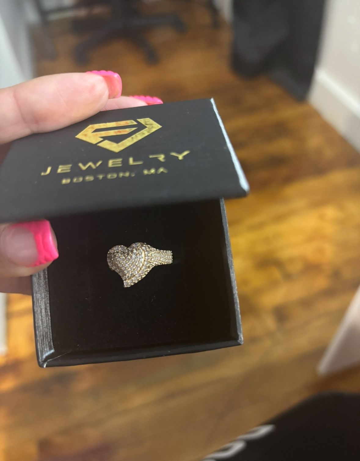 14K Gold Heart Ring