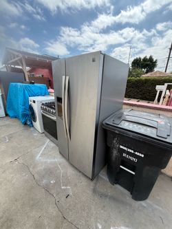 Stainless steel refrigerator freezer