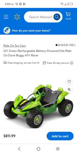 Dune Buggy Race 12v Rechargable Car