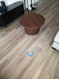 Modern round coffee table