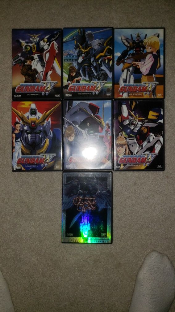 DVD - Gundam Wing: Operation 1 thru Operation 6 and Gundam Wing Movie: Endless Waltz