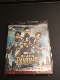 Black Panther 4K Uhd Blu Ray Digital