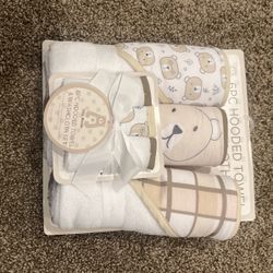 Baby Towels And Wash Cloth Set