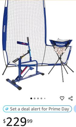 Brand NEW Sagitta Baseball & Softball Pitching Machine 3-in-1 Bundle with Ball Caddy & 7×6 ft L Screen — Portable Launcher