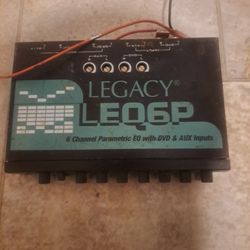 LEGACY 6 CH 4 BAND PARAMETRIC EQUALIZER