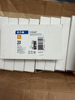 Eaton CLGF120 20A Single Pole GFCI Circuit Breakers