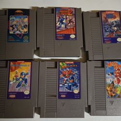 Mega Man 1-6 For NES Nintendo 