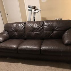 Leather Sofa 