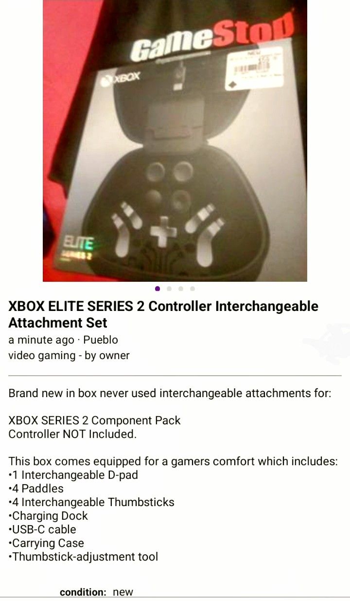 Microsoft Xbox Elite Series 2 Black Component Pack