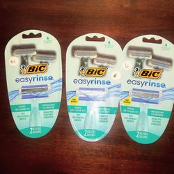 Bic Easy Rinse Razors $6 Each 