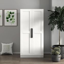 Assembled New Kitchen Pantry Cabinet 63" Tall Freestanding Storage Cupboard with Shelves for Kitchen