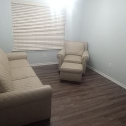 Sofa Chair Ottoman Set