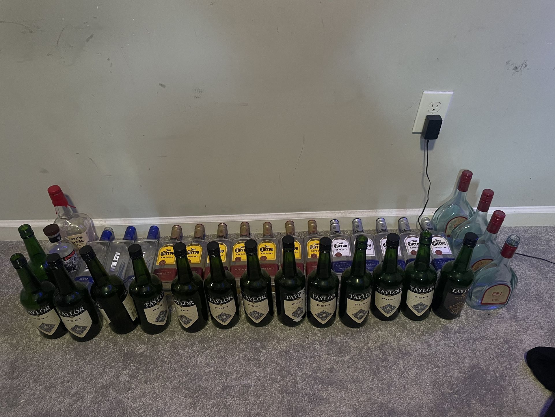 Empty Liquor Bottles